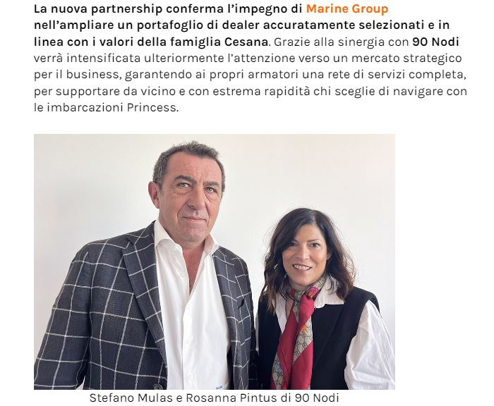 90 Nodi is the new official Sardinian dealer