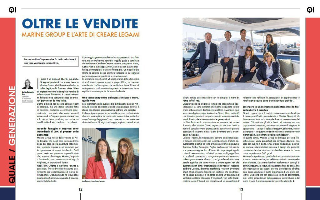 Marine Group e l'arte di creare legami